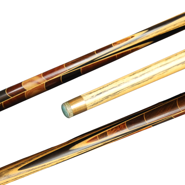 Crispian Jones used snooker cues
