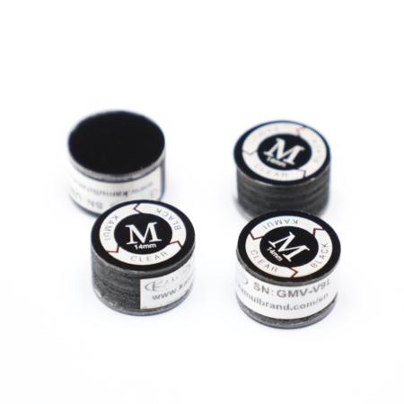 Kamui Clear Black Pool Cue Tip/14mm
