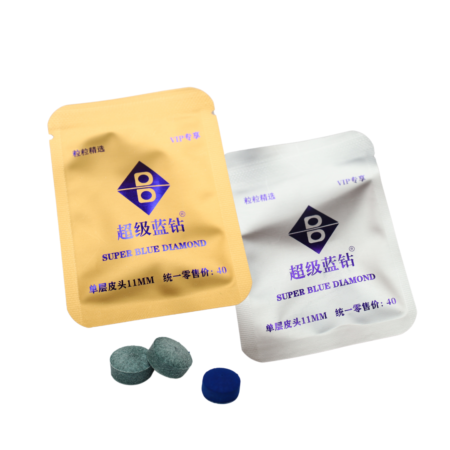 Blue Diamond Snooker Cue Tips/11mm