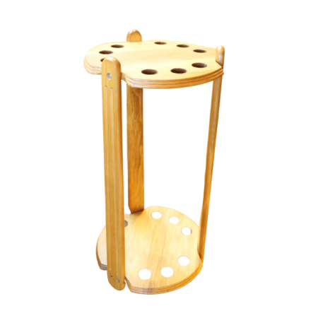9 hole Wooden Cue Racks