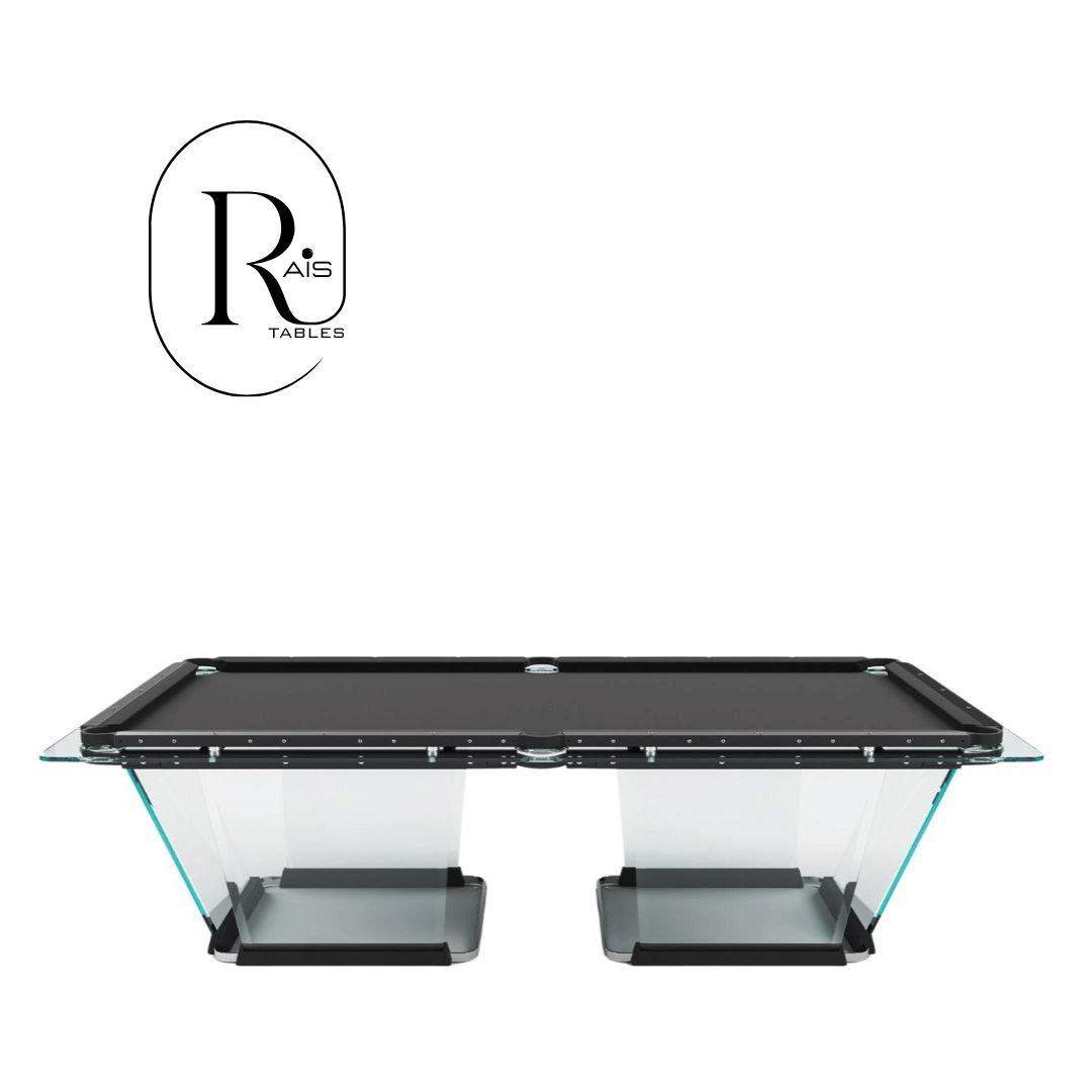 Glass pool table