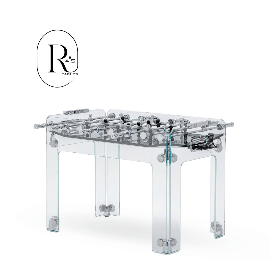 glass foosball table